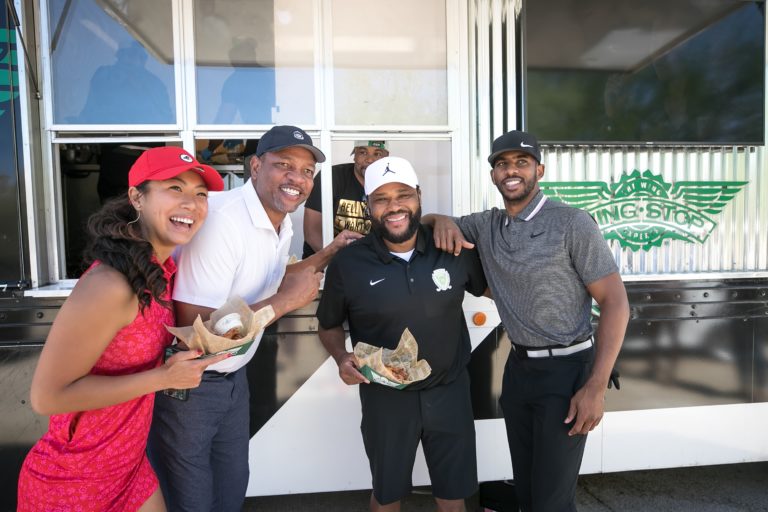 Wingstop and Anthony Anderson Celebrity Golf Classic with Wingstop Truck