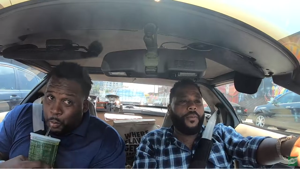Anthony Anderson and Spice Adams try Wingstop Hot Lemon and Atomic BBQ
