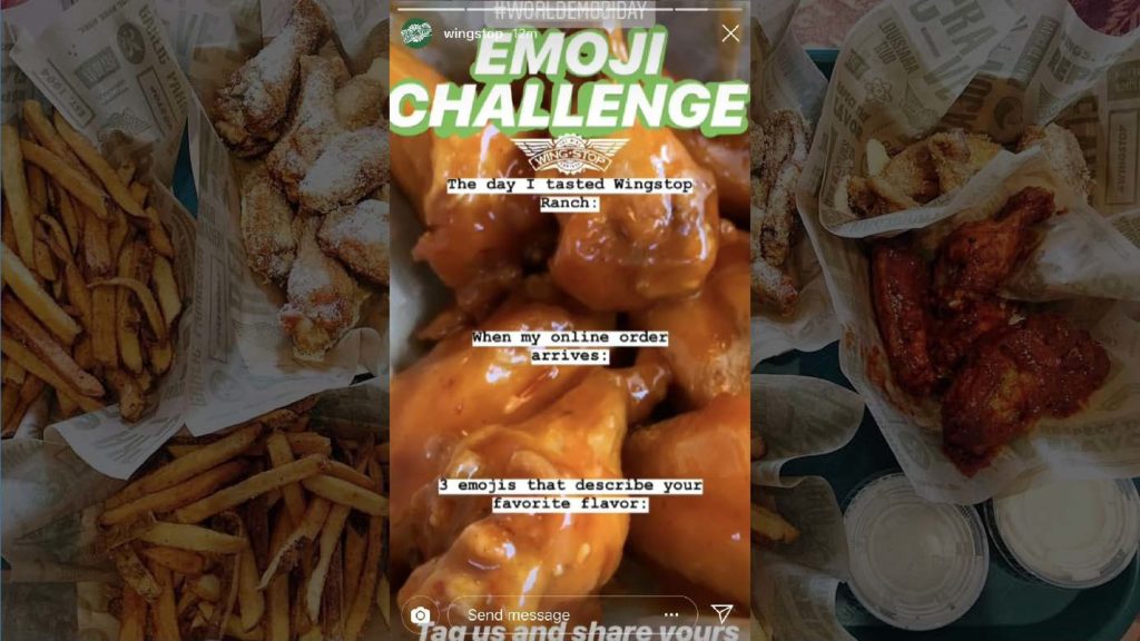 World Emoji Day with Wingstop