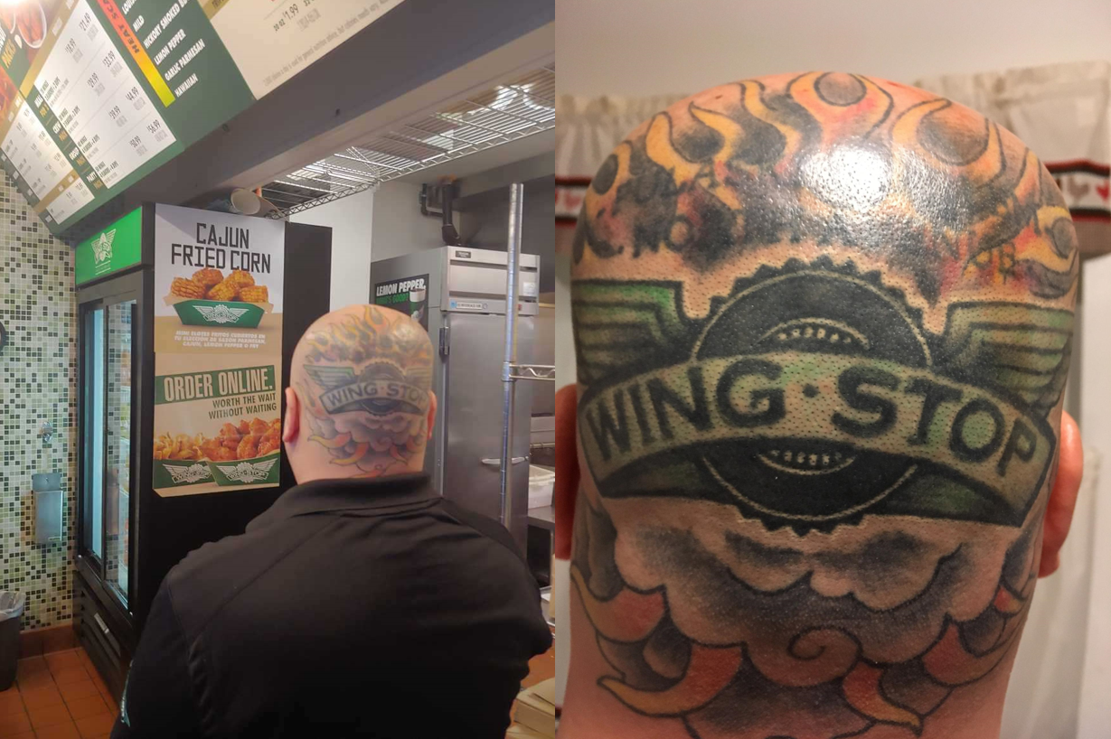 Wingstop Tattoo - Passion for Flavor Runs Deeper Than Ink