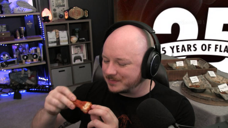 Professor Broman Eats Wingstop on his Twitch Stream