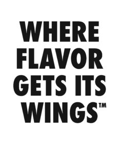 Where Flavor Gets Its Wings Pumpkin Stencil