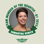 Celebrating Team Member of the Quarter – Samantha Kerick!